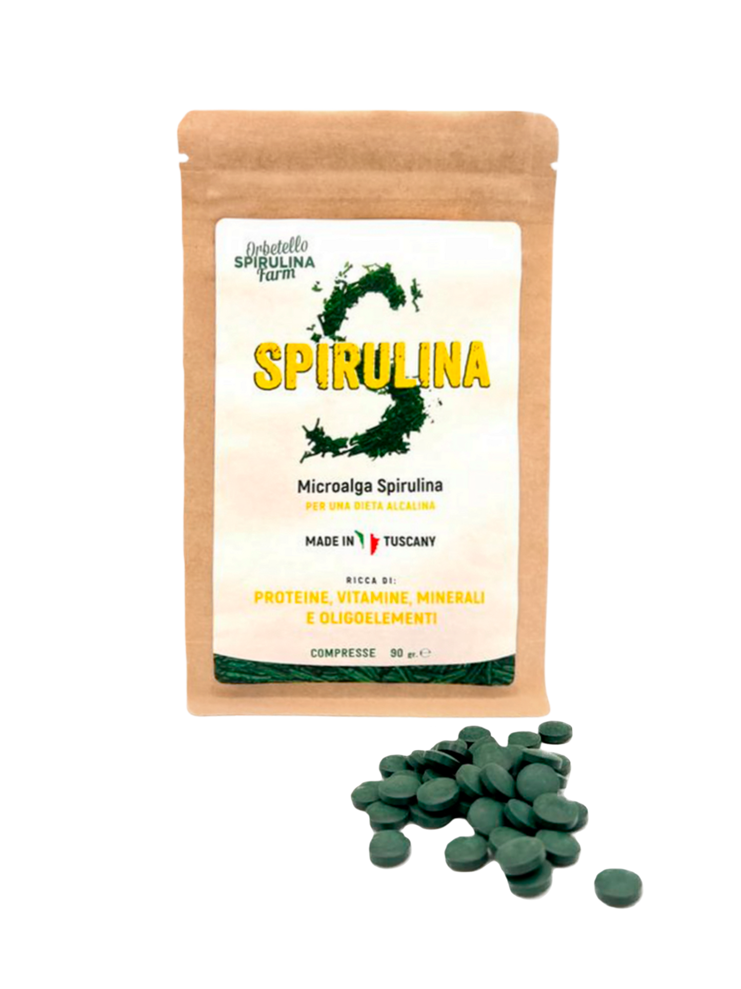 Microalga Spirulina in Compresse 90g