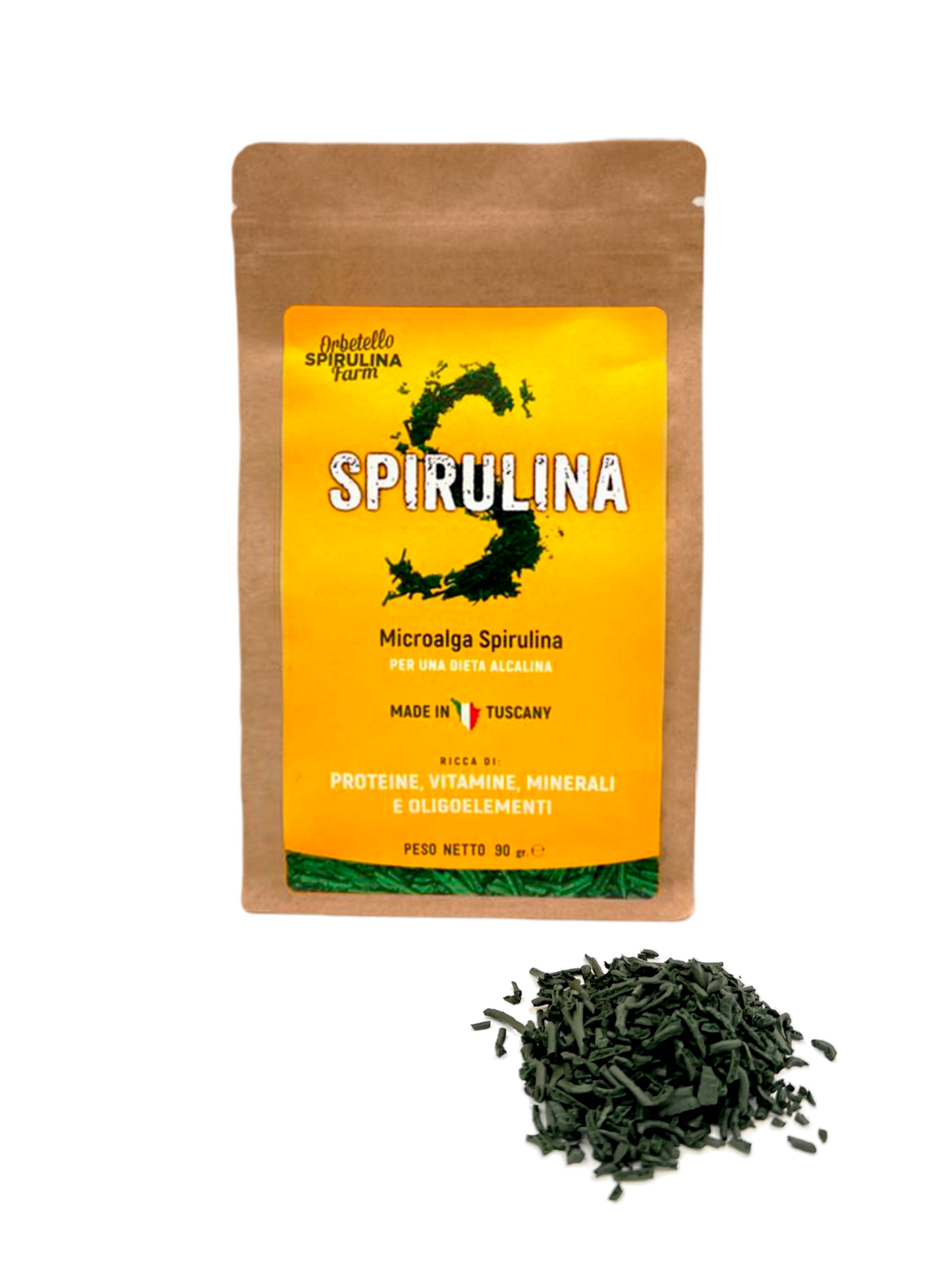 Microalga Spirulina essiccata 90g