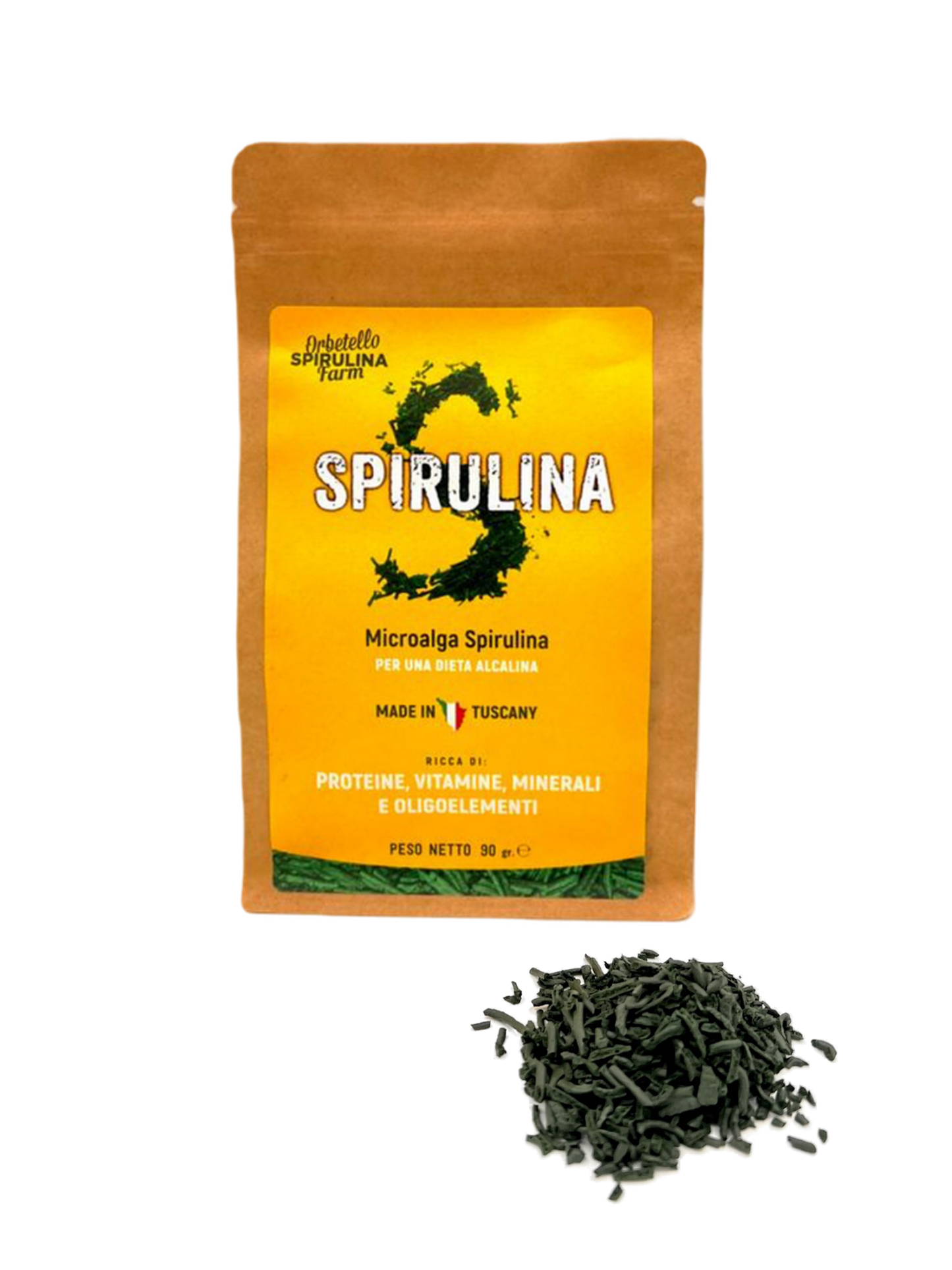 Microalga Spirulina essiccata 90g