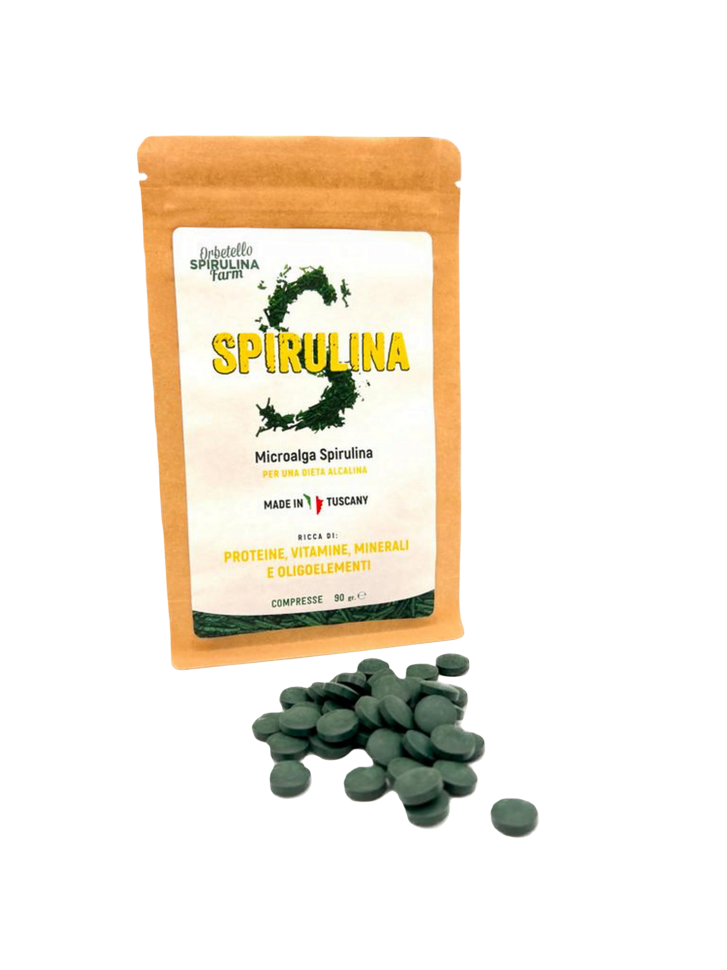 Microalga Spirulina in Compresse 90g